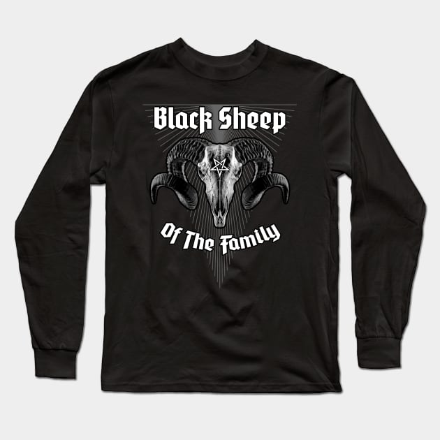 Black Sheep Of The Family Long Sleeve T-Shirt by Grandeduc